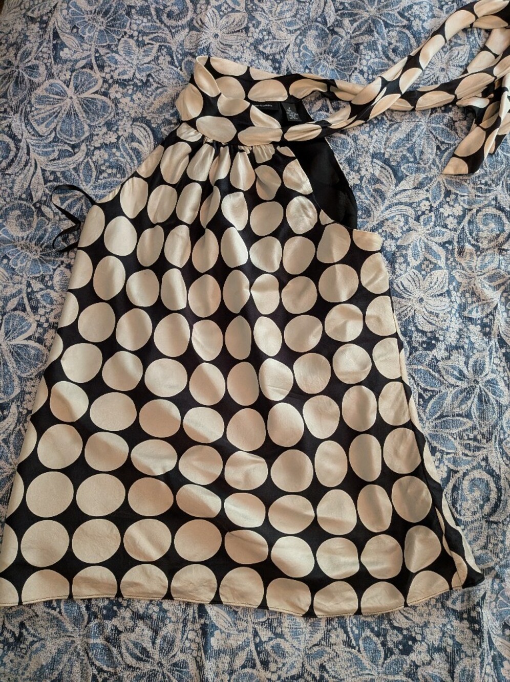 Vintage Silk INC Polka Dot Top